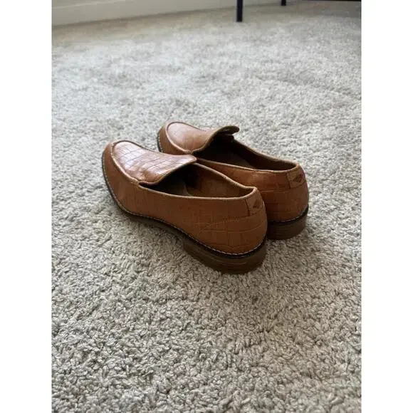 Sperry Women’s Size 10 Fairpoint Crocodile Embossed Leather Loafers Comfort - Picture 5 of 9